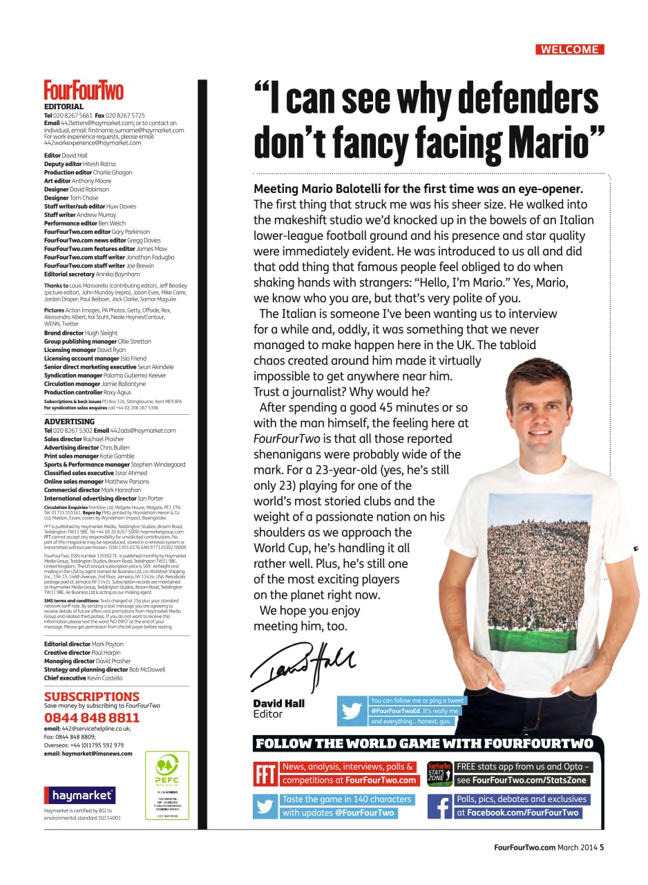 FourFourTwo Preview Pages