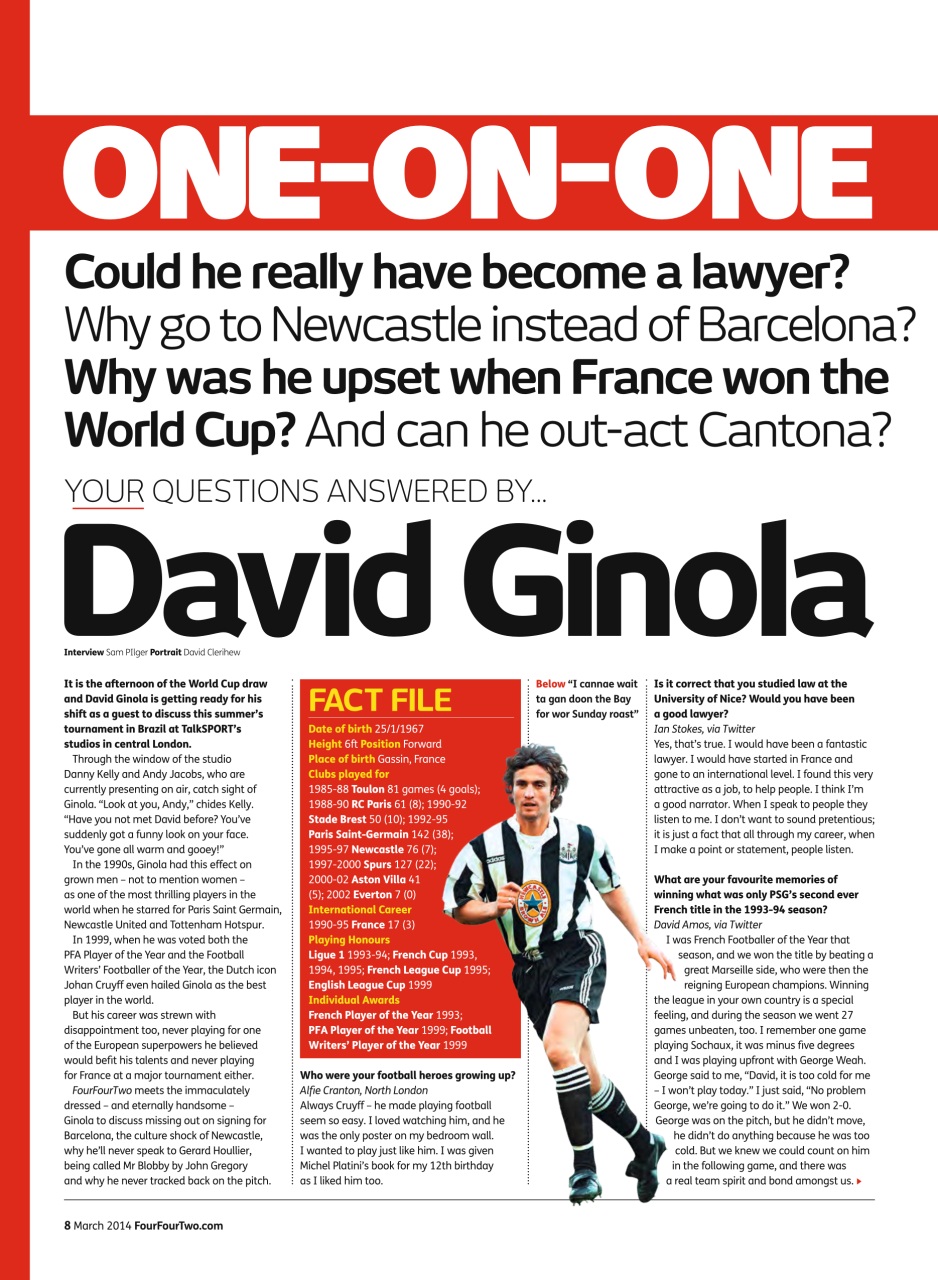 FourFourTwo Preview Pages