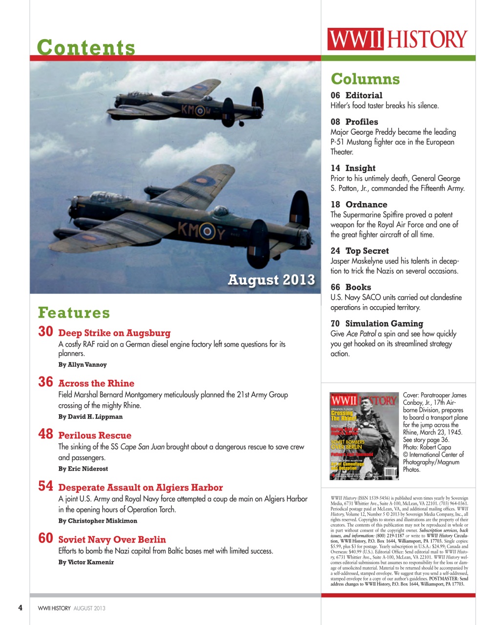 WW2 History Magazine Preview Pages
