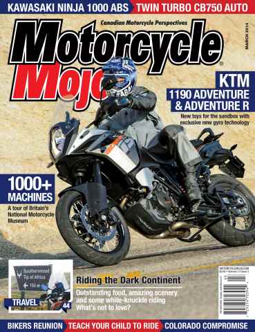 Motorcycle Mojo issue March 2014