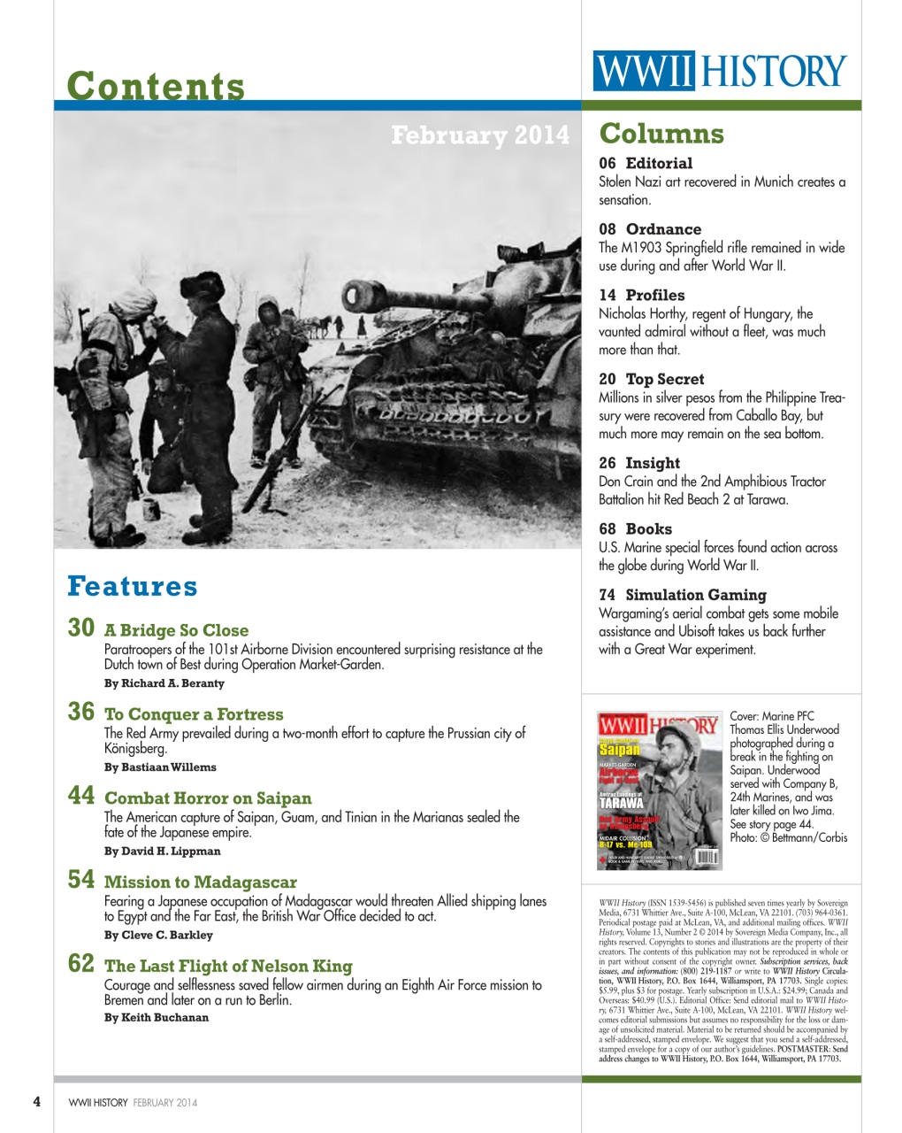 WW2 History Magazine Preview Pages