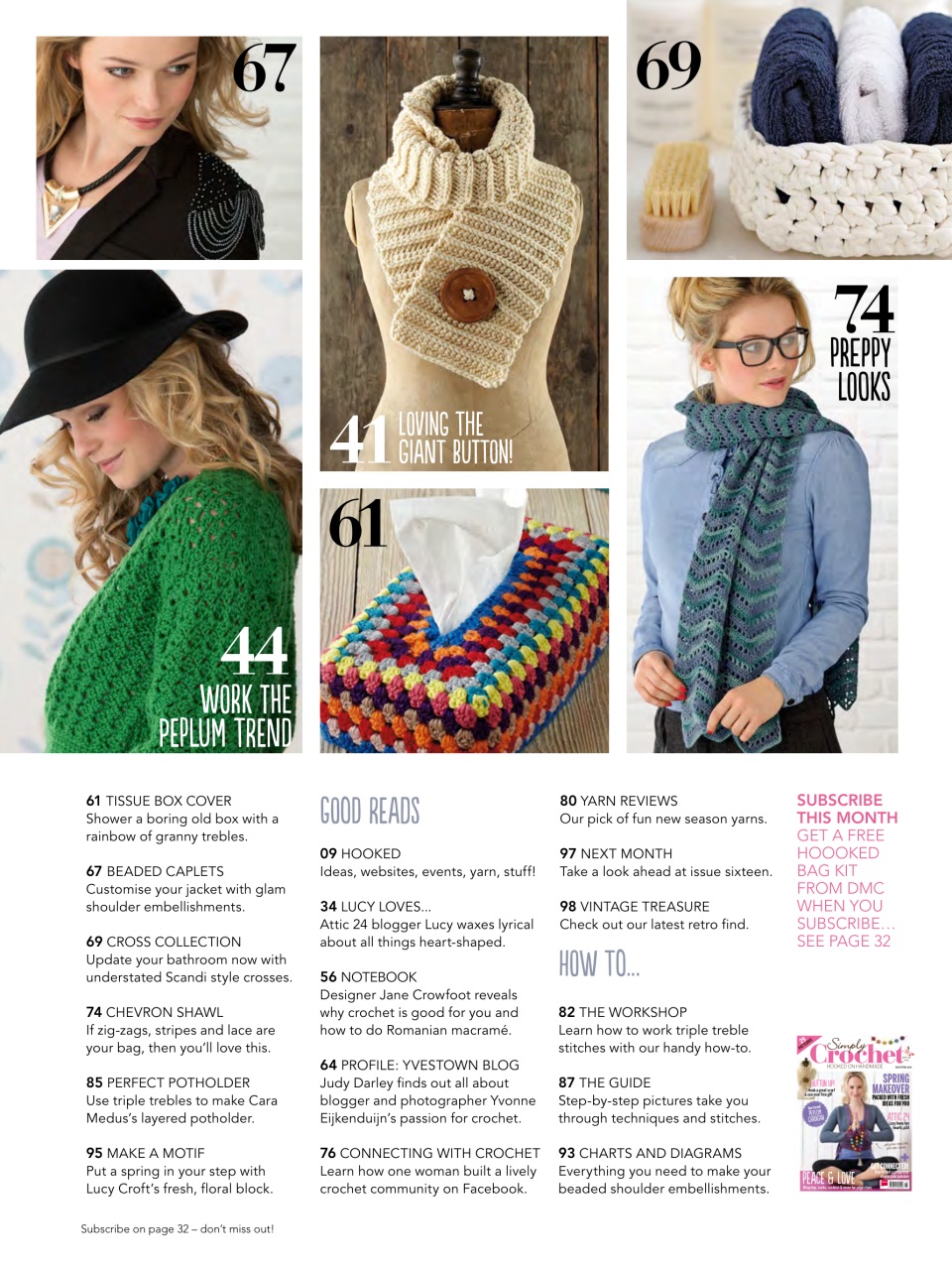 Simply Crochet Preview Pages