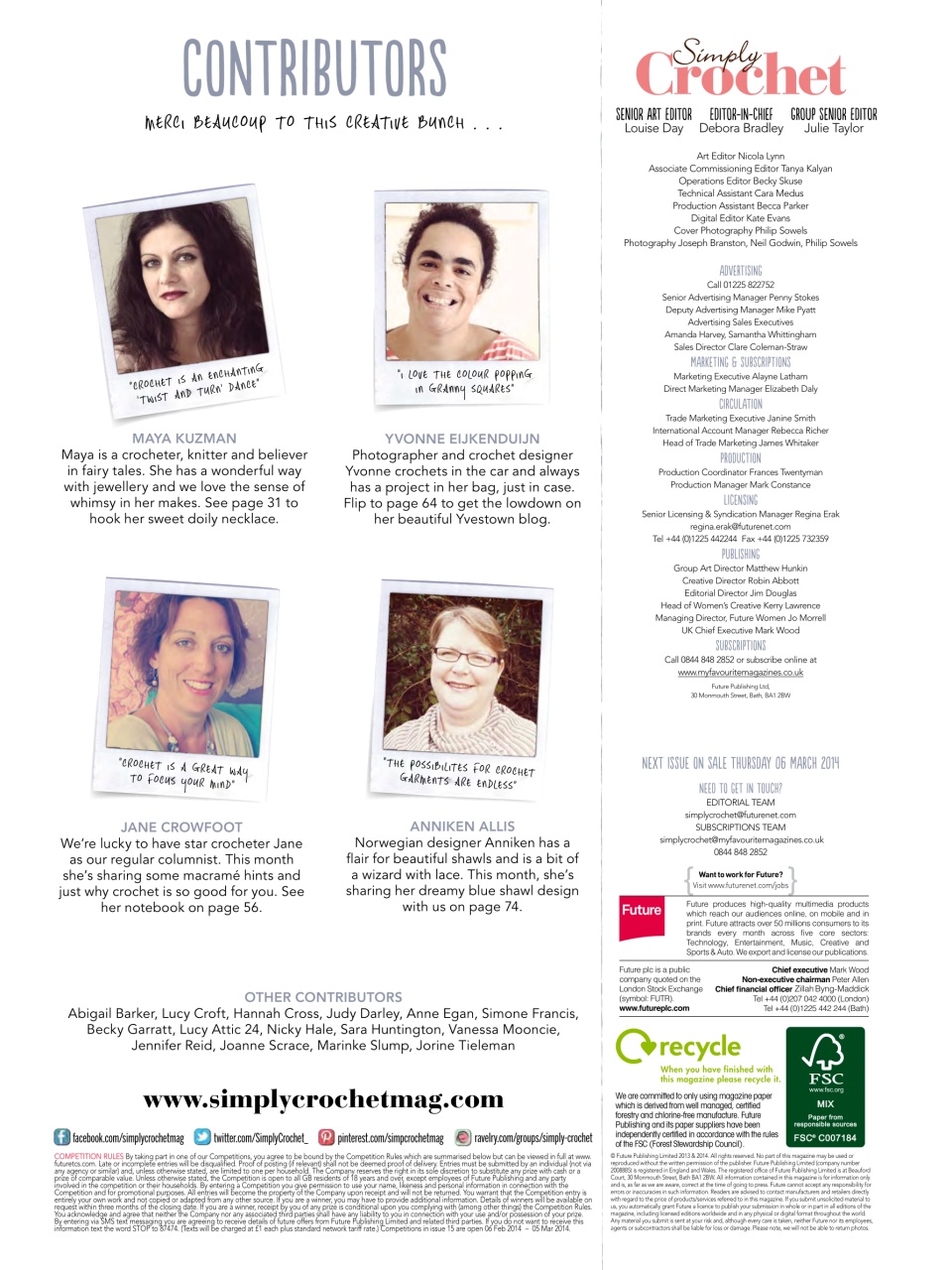 Simply Crochet Preview Pages