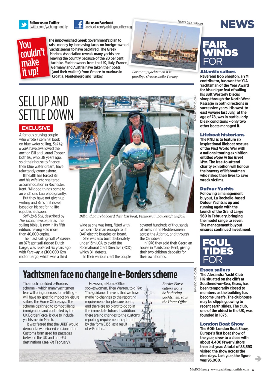 Yachting Monthly Preview Pages