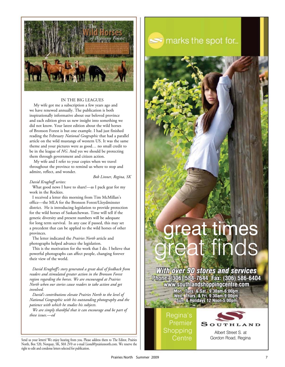 Prairies North Magazine Preview Pages