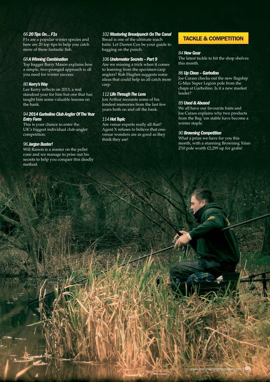 Match Fishing Preview Pages