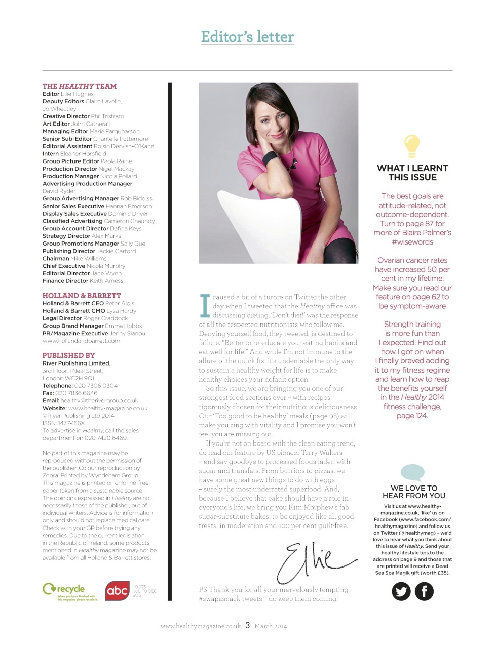 Healthy Magazine Preview Pages