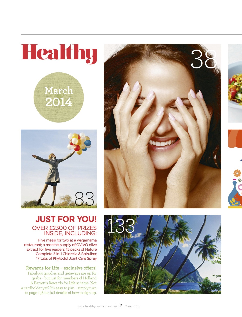 Healthy Magazine Preview Pages