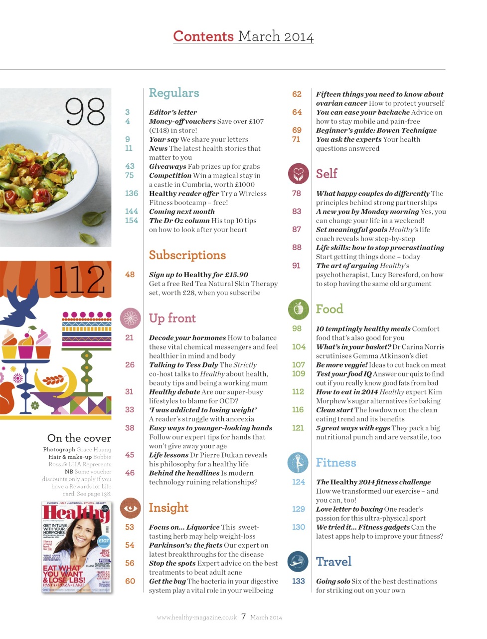 Healthy Magazine Preview Pages