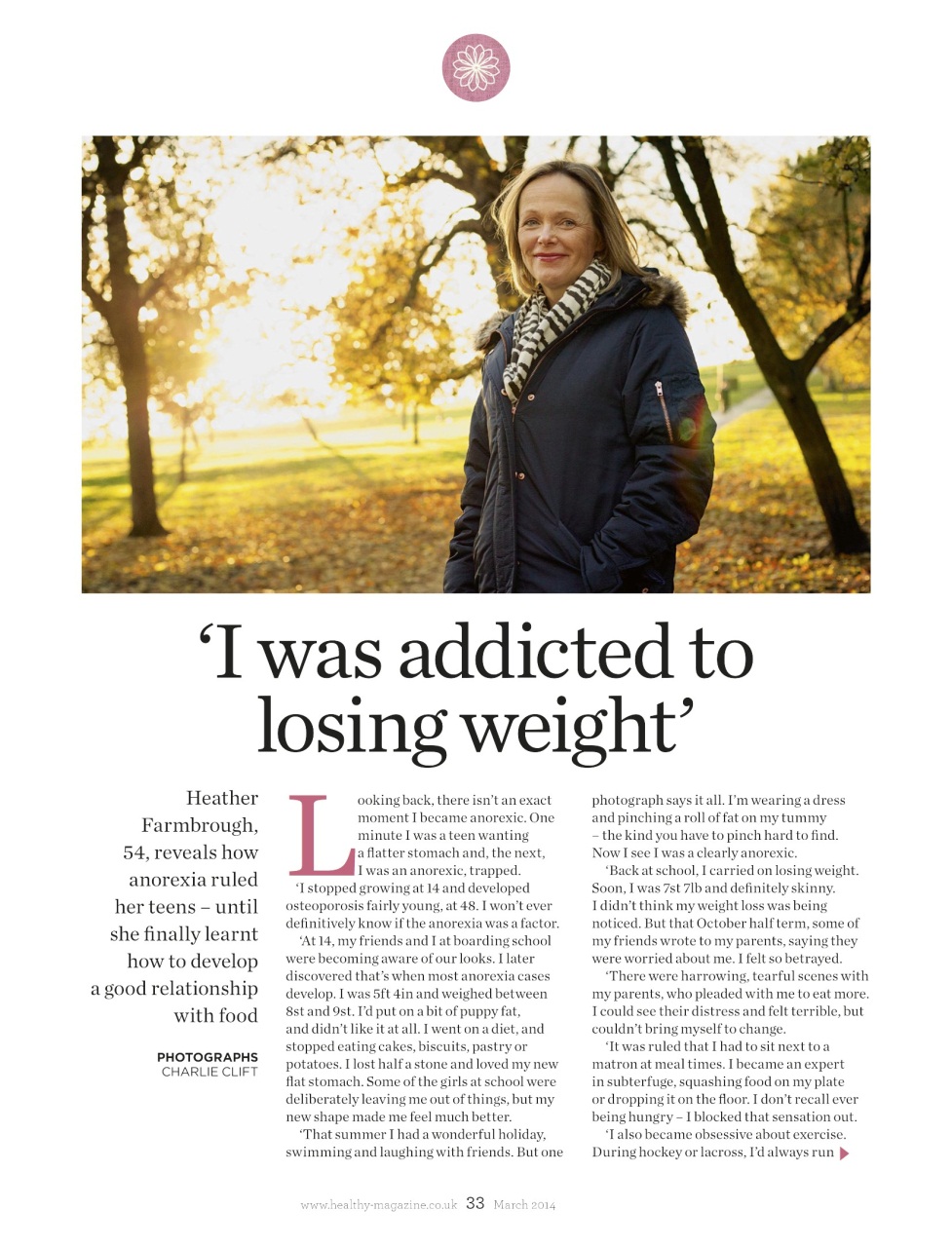 Healthy Magazine Preview Pages