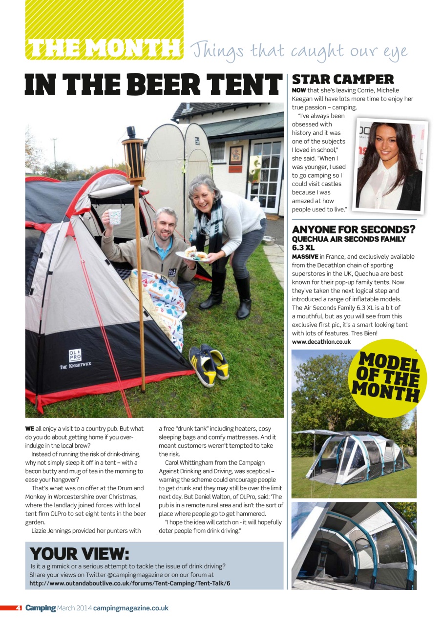 Camping Preview Pages