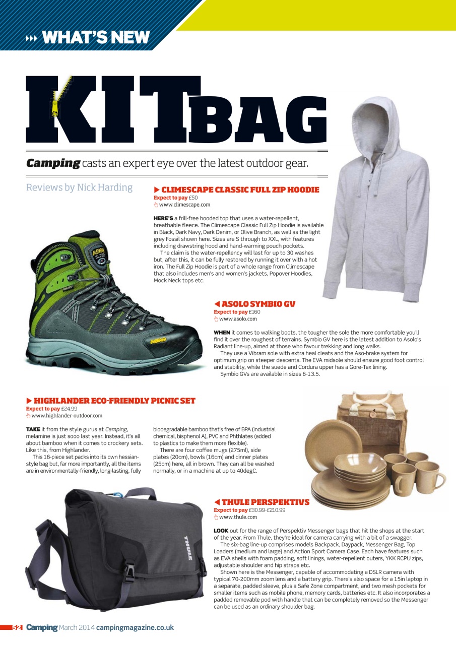 Camping Preview Pages