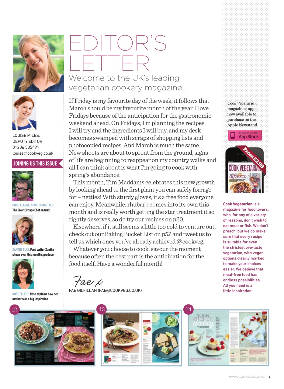 Veggie Magazine Preview Pages