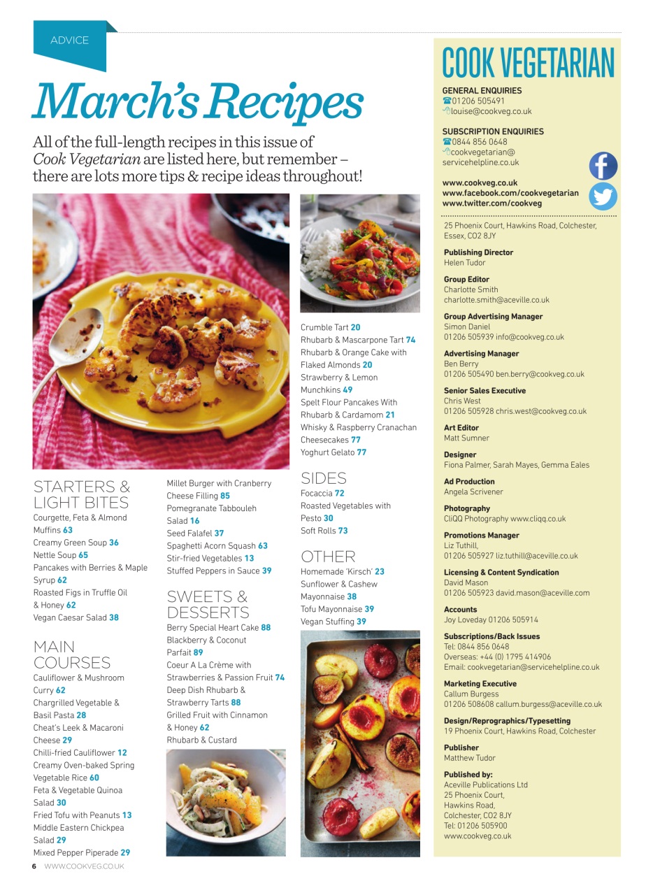 Veggie Magazine Preview Pages