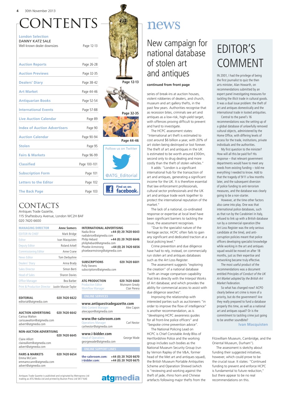 Antiques Trade Gazette Preview Pages
