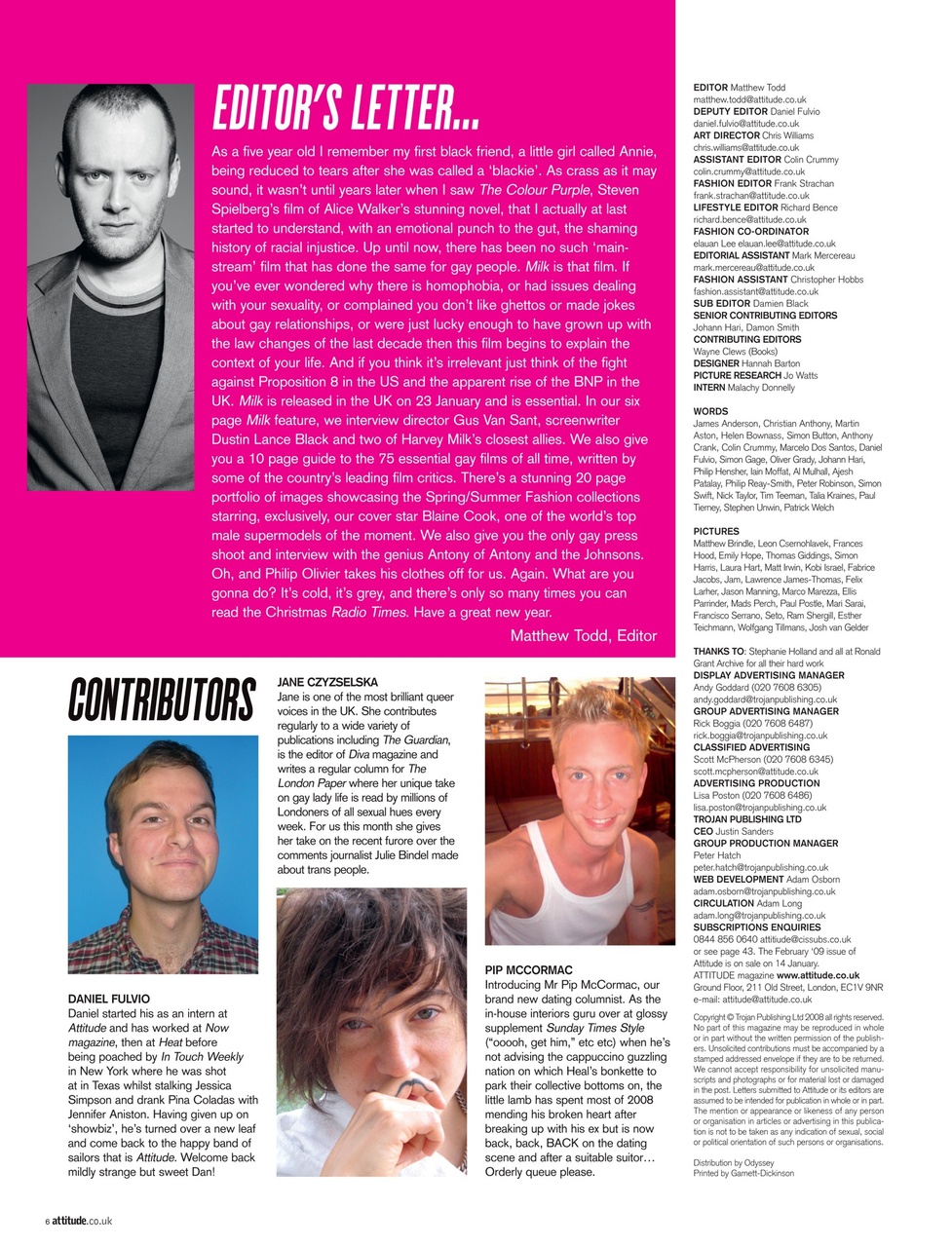 Attitude Preview Pages