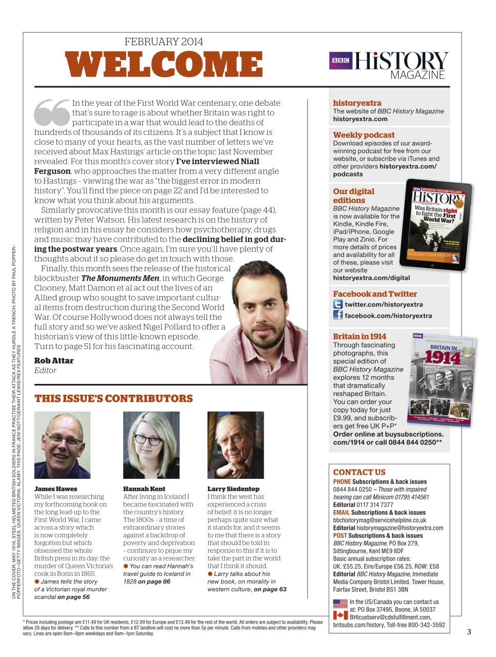 History Extra Magazine Preview Pages