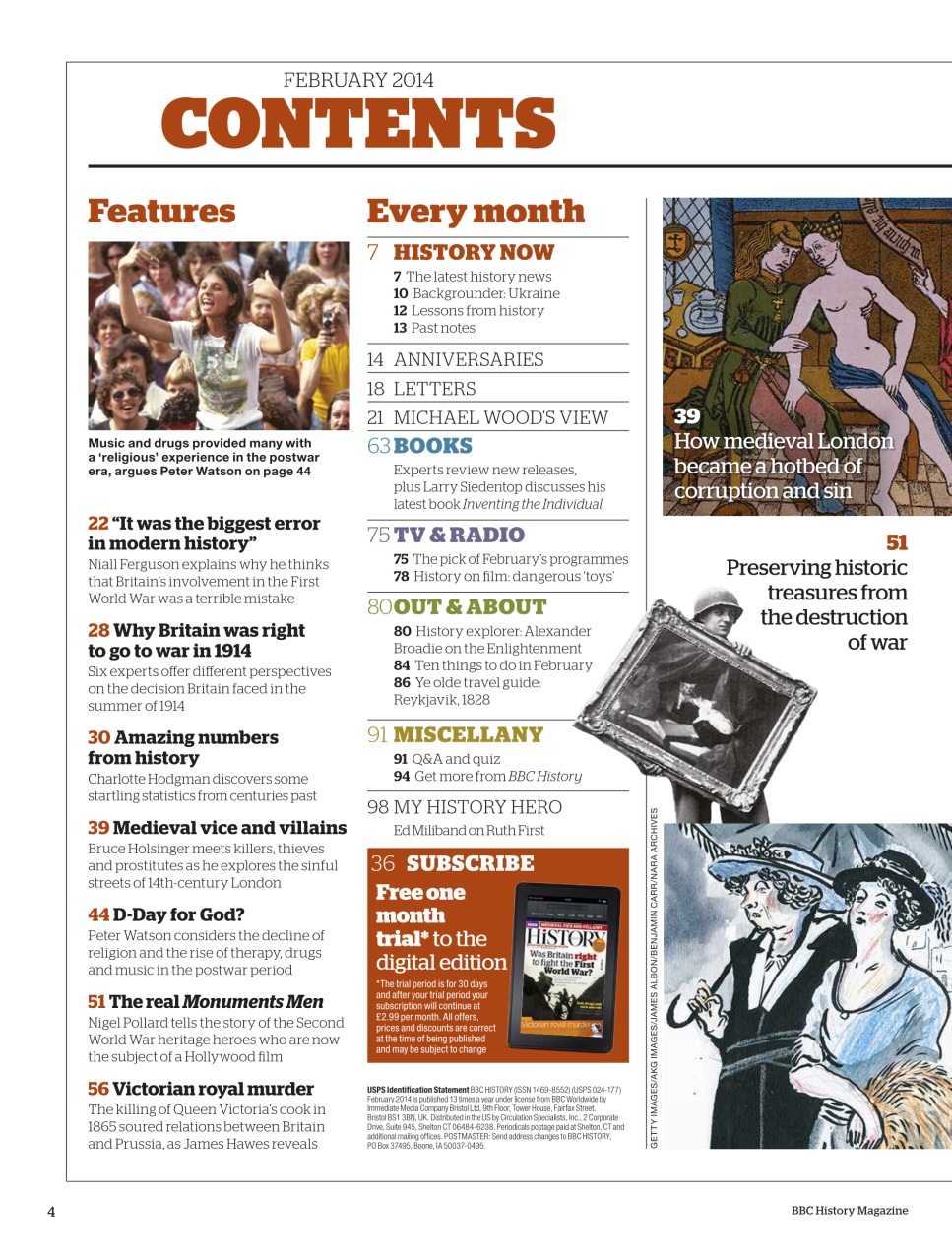 History Extra Magazine Preview Pages