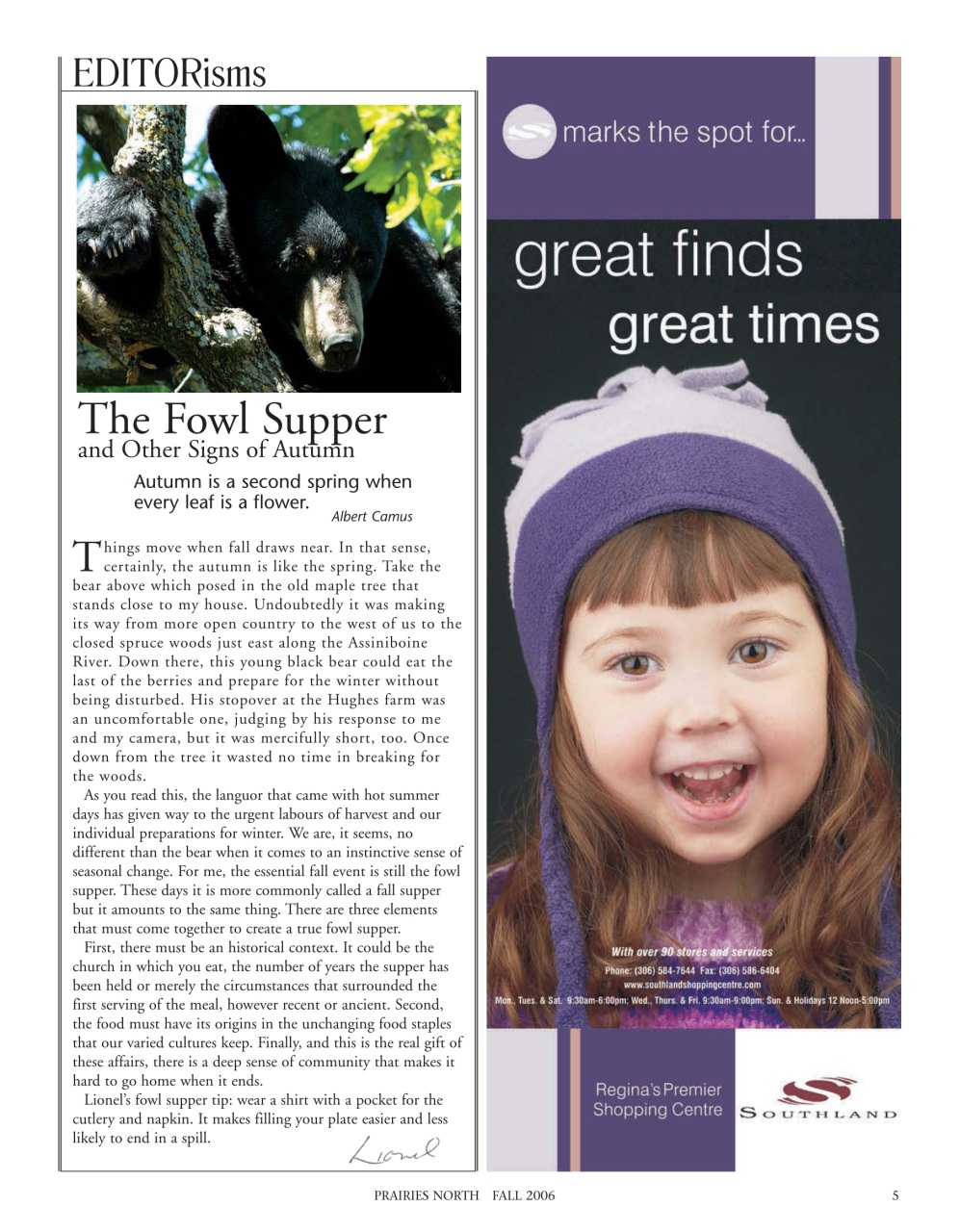 Prairies North Magazine Preview Pages