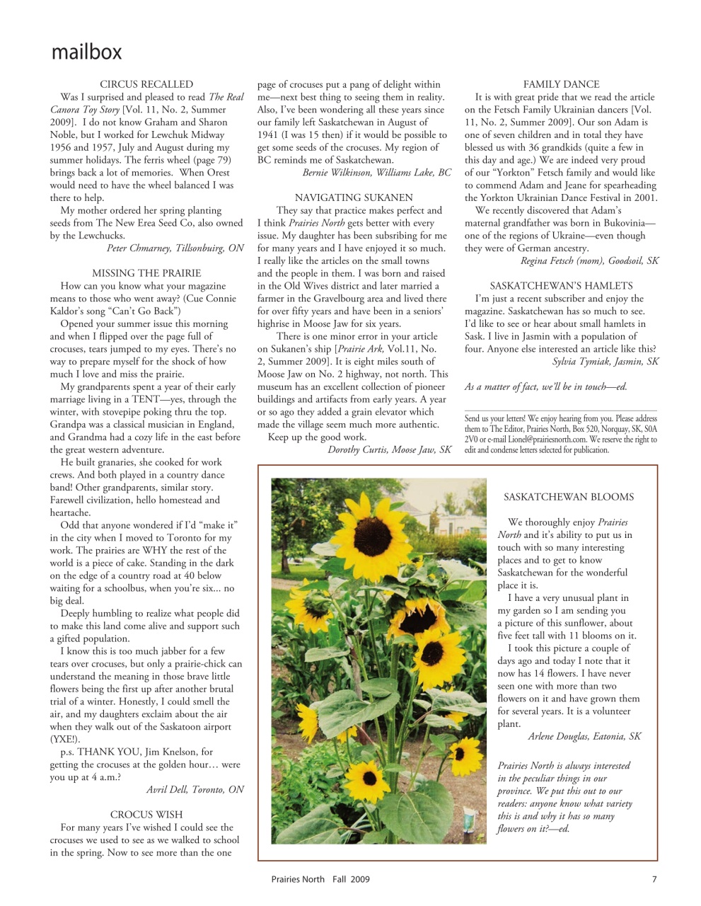 Prairies North Magazine Preview Pages