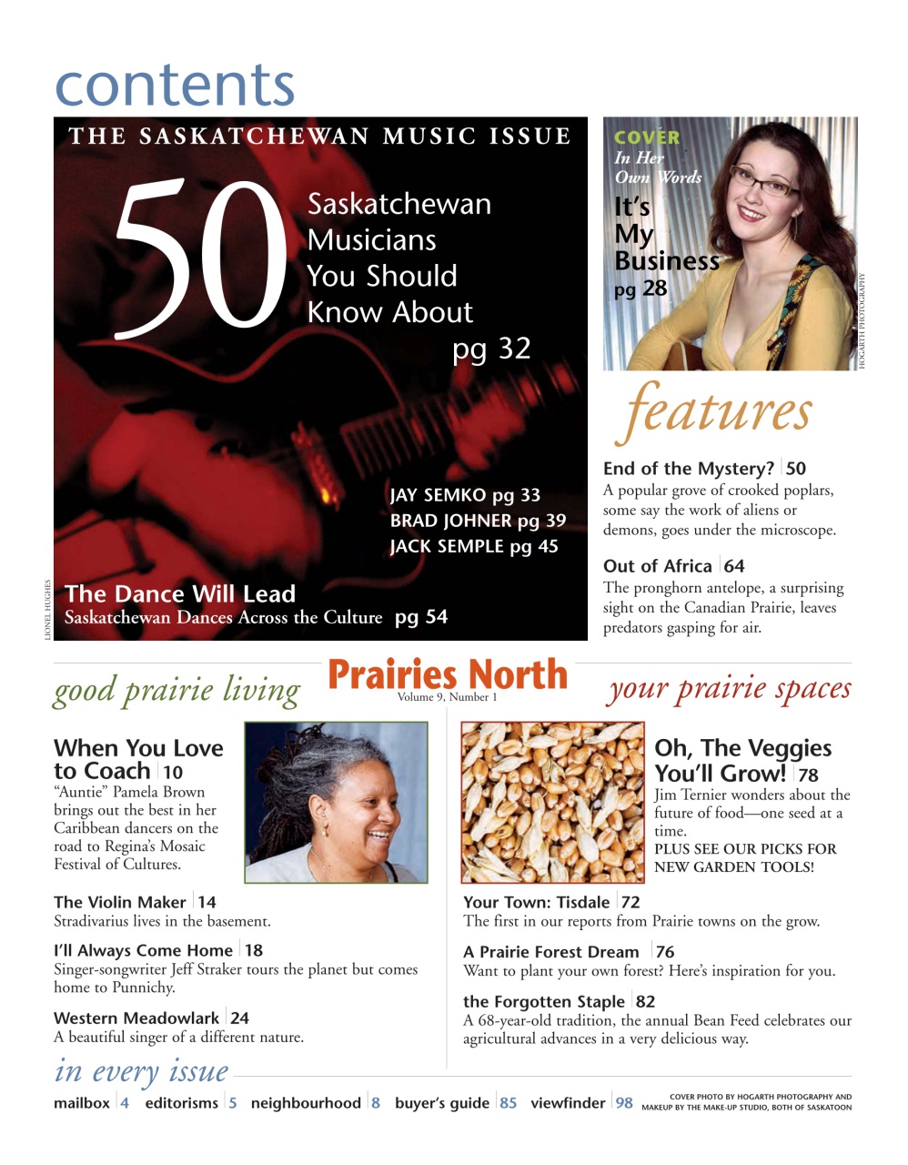 Prairies North Magazine Preview Pages