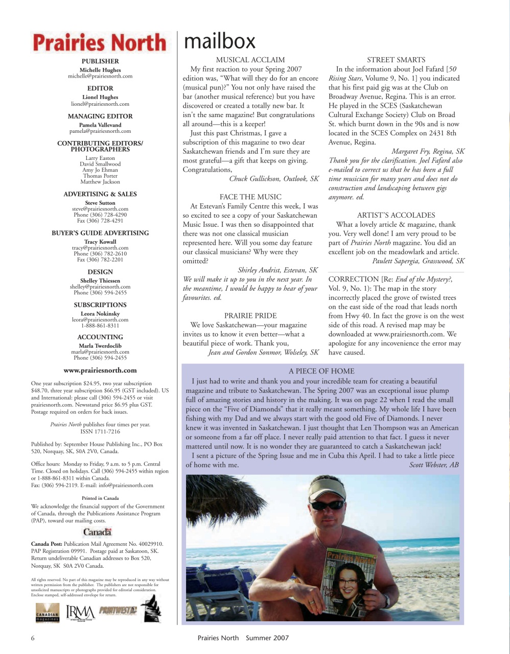 Prairies North Magazine Preview Pages