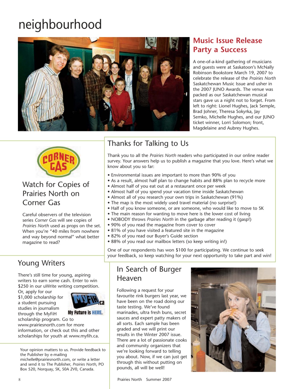 Prairies North Magazine Preview Pages