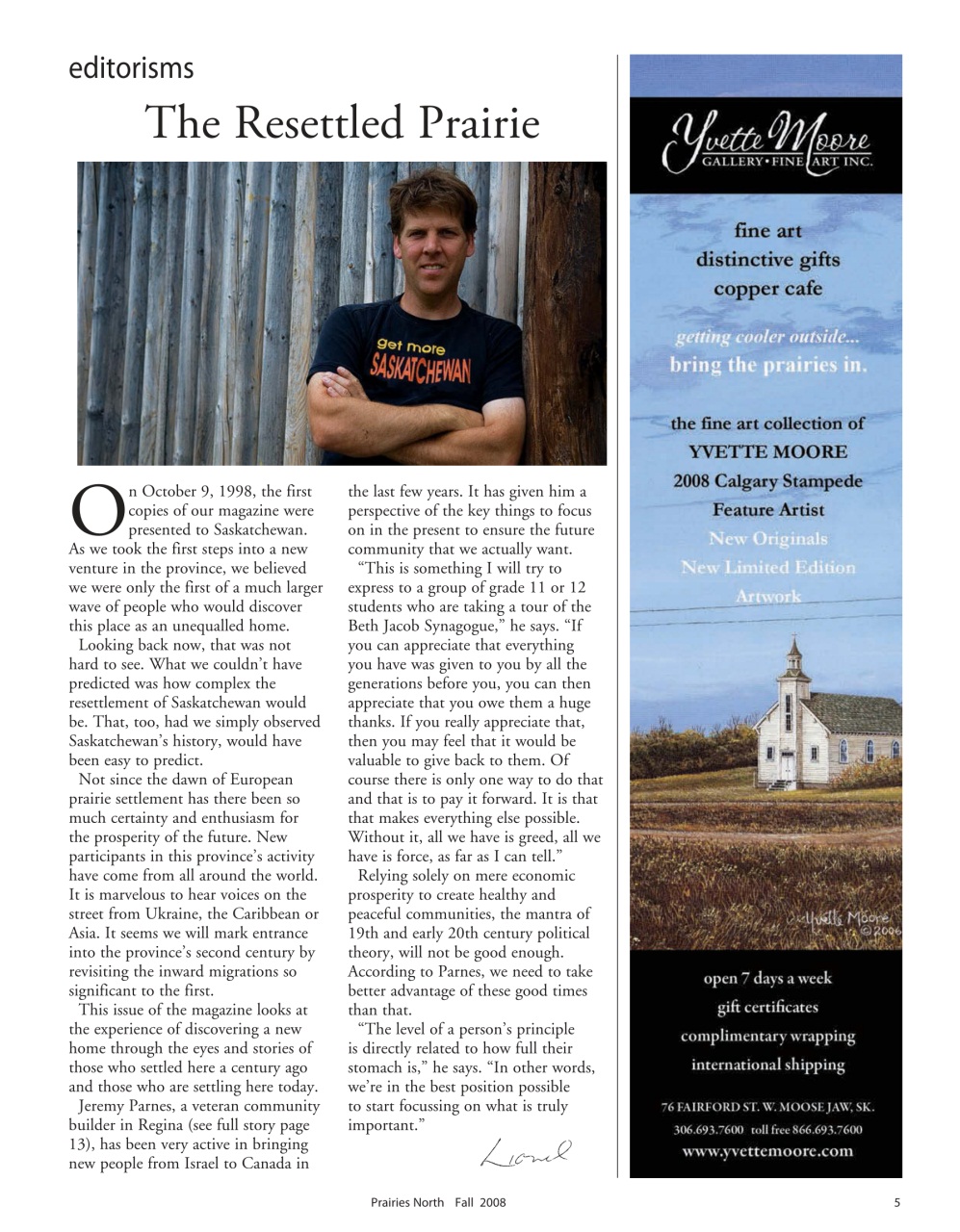 Prairies North Magazine Preview Pages