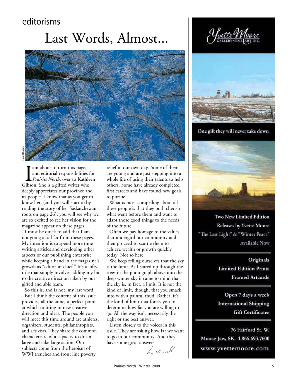 Prairies North Magazine Preview Pages