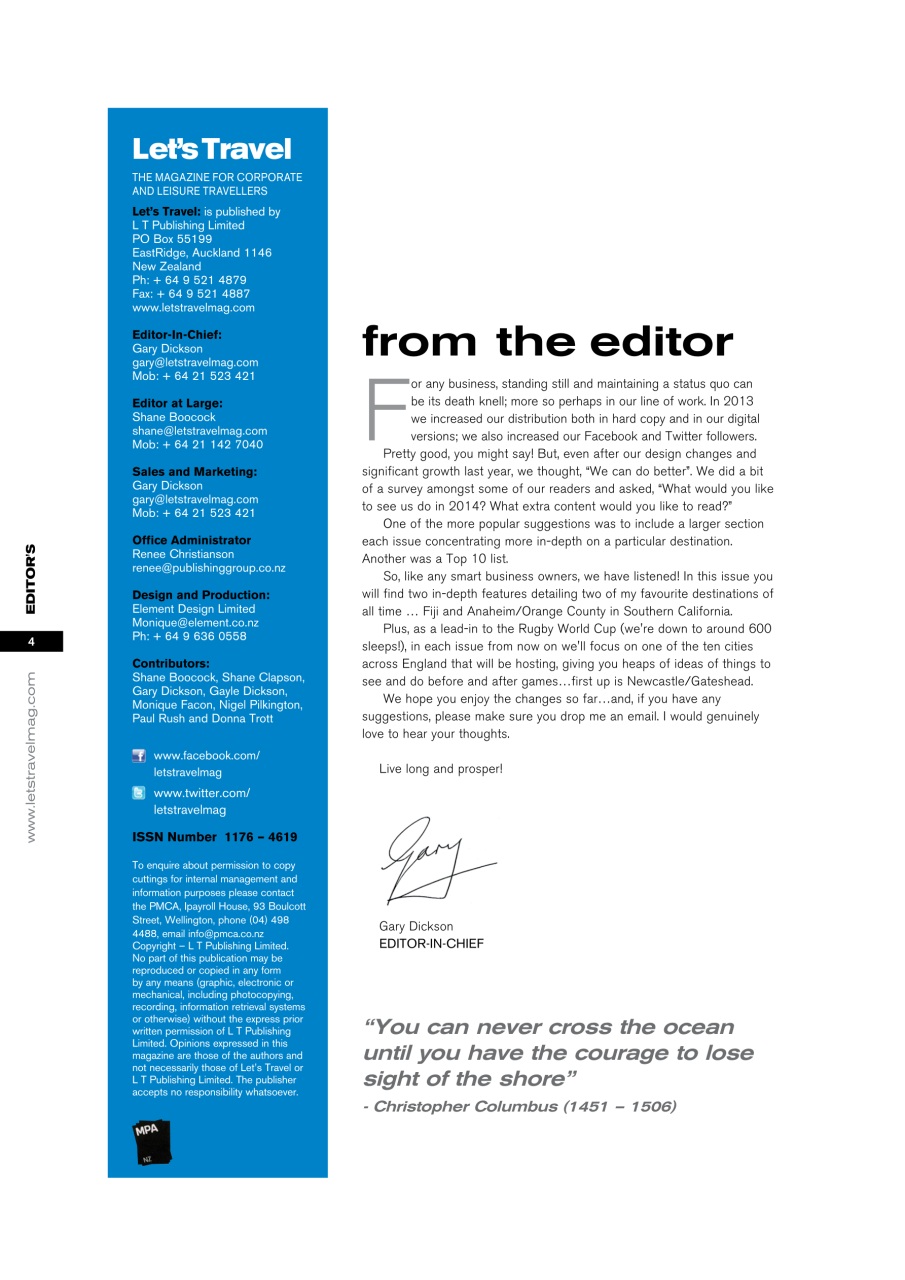 Let’s Travel Preview Pages