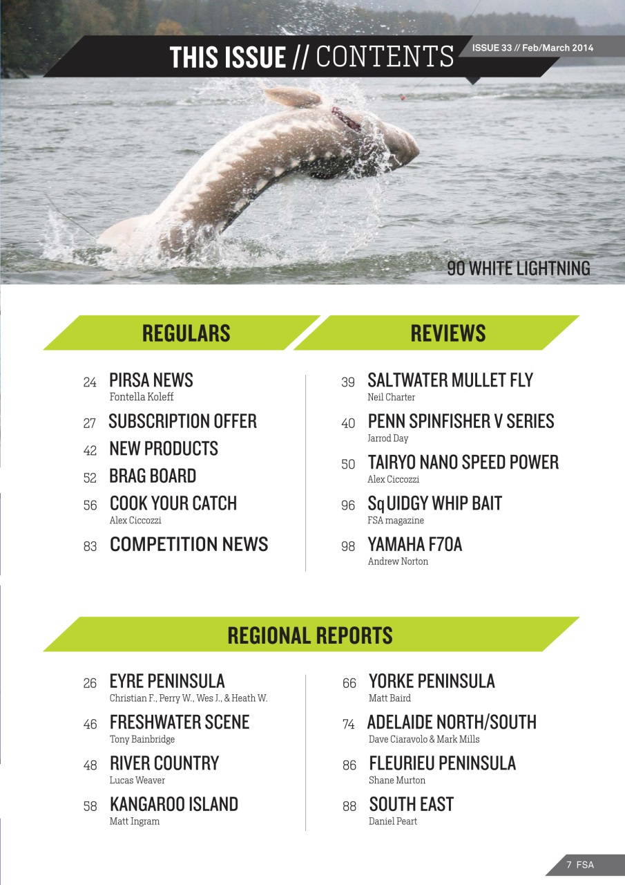 Fishing SA Preview Pages