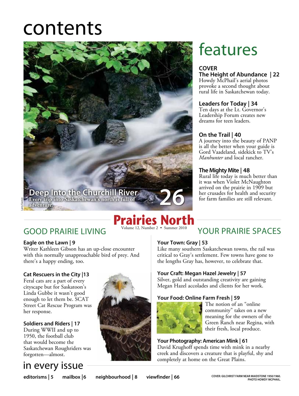 Prairies North Magazine Preview Pages