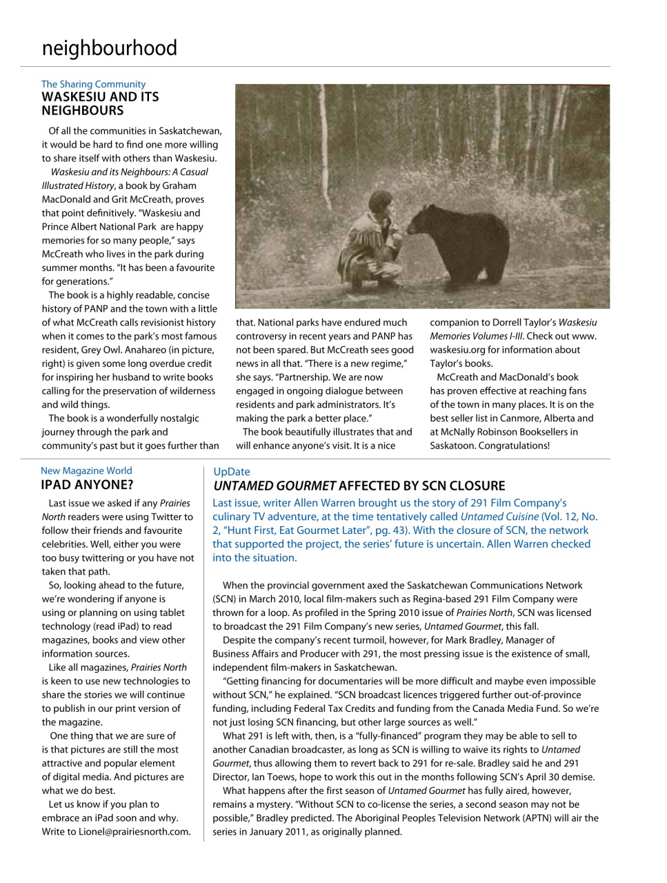 Prairies North Magazine Preview Pages