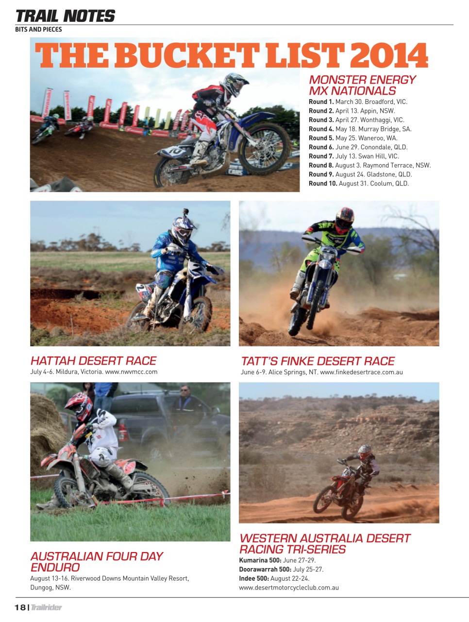 Trailrider Preview Pages