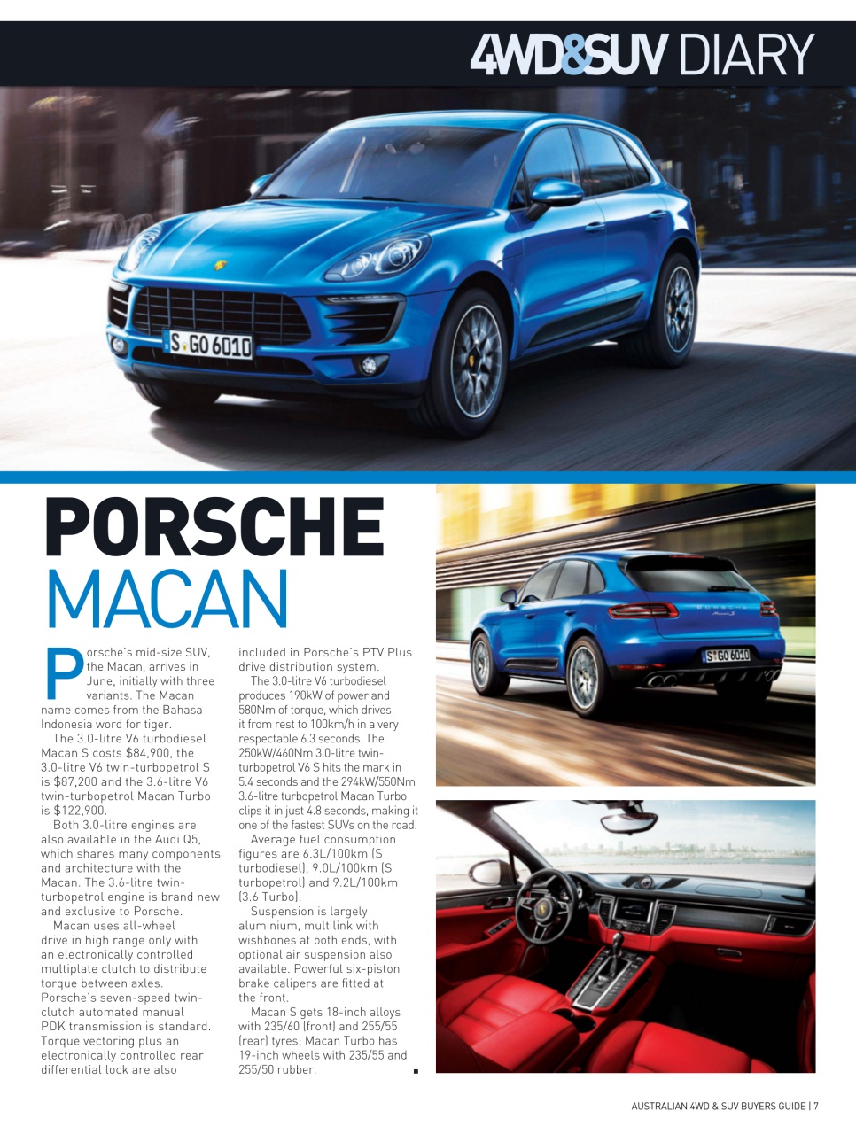 Australian 4WD and SUV Buyers Guide Preview Pages