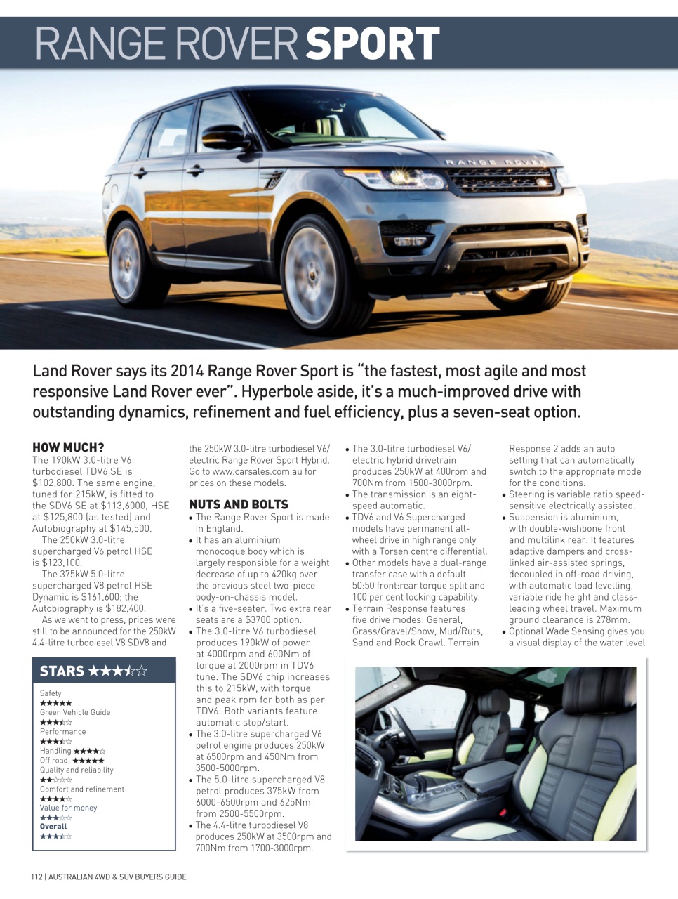 Australian 4WD and SUV Buyers Guide Preview Pages