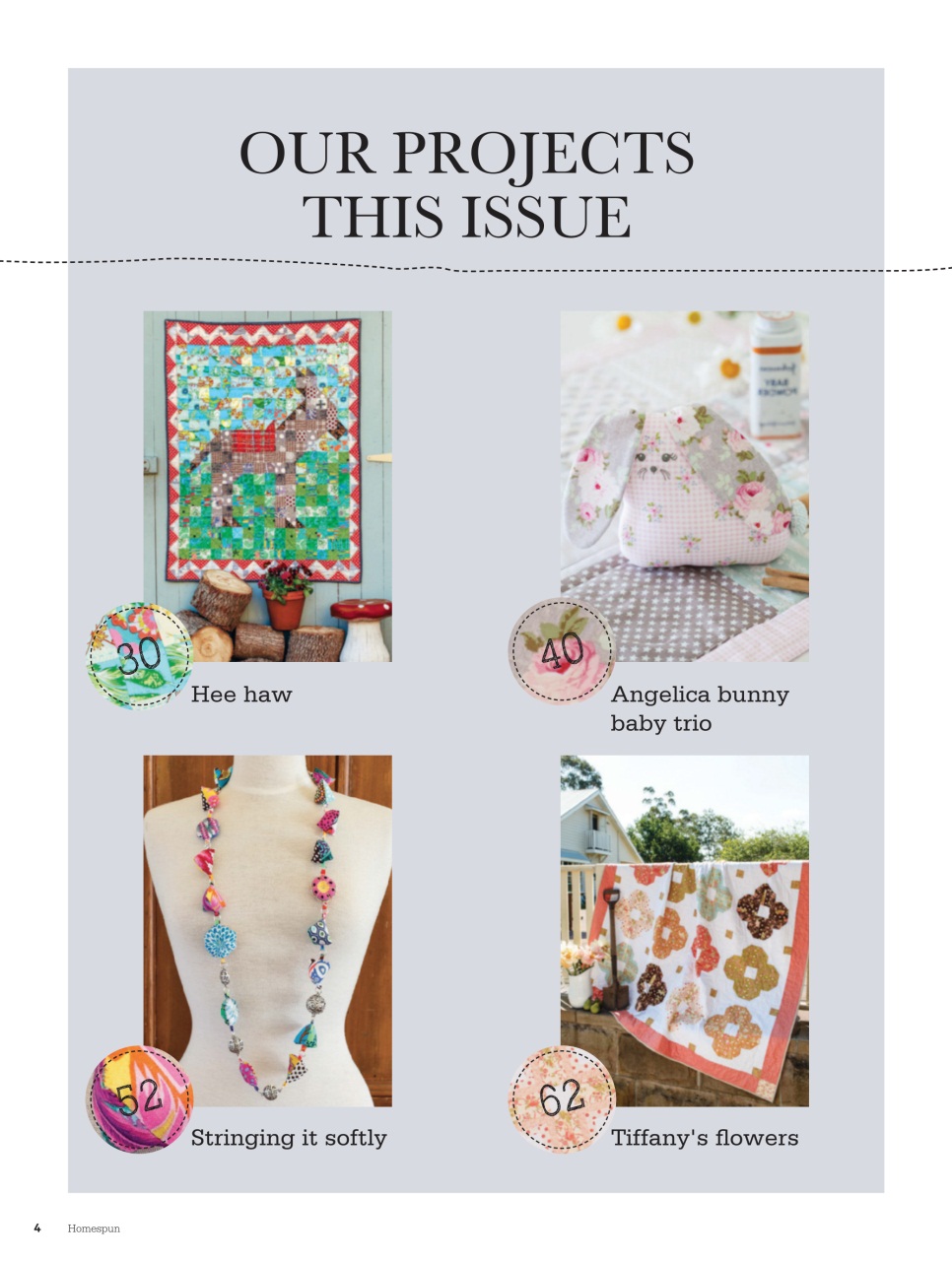 Homespun Preview Pages