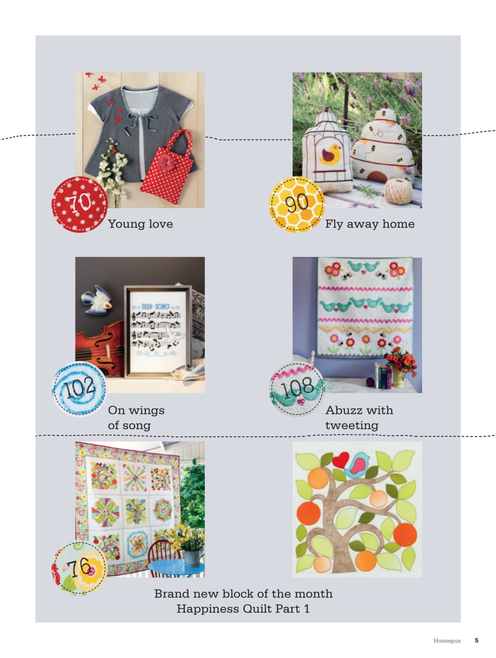 Homespun Preview Pages