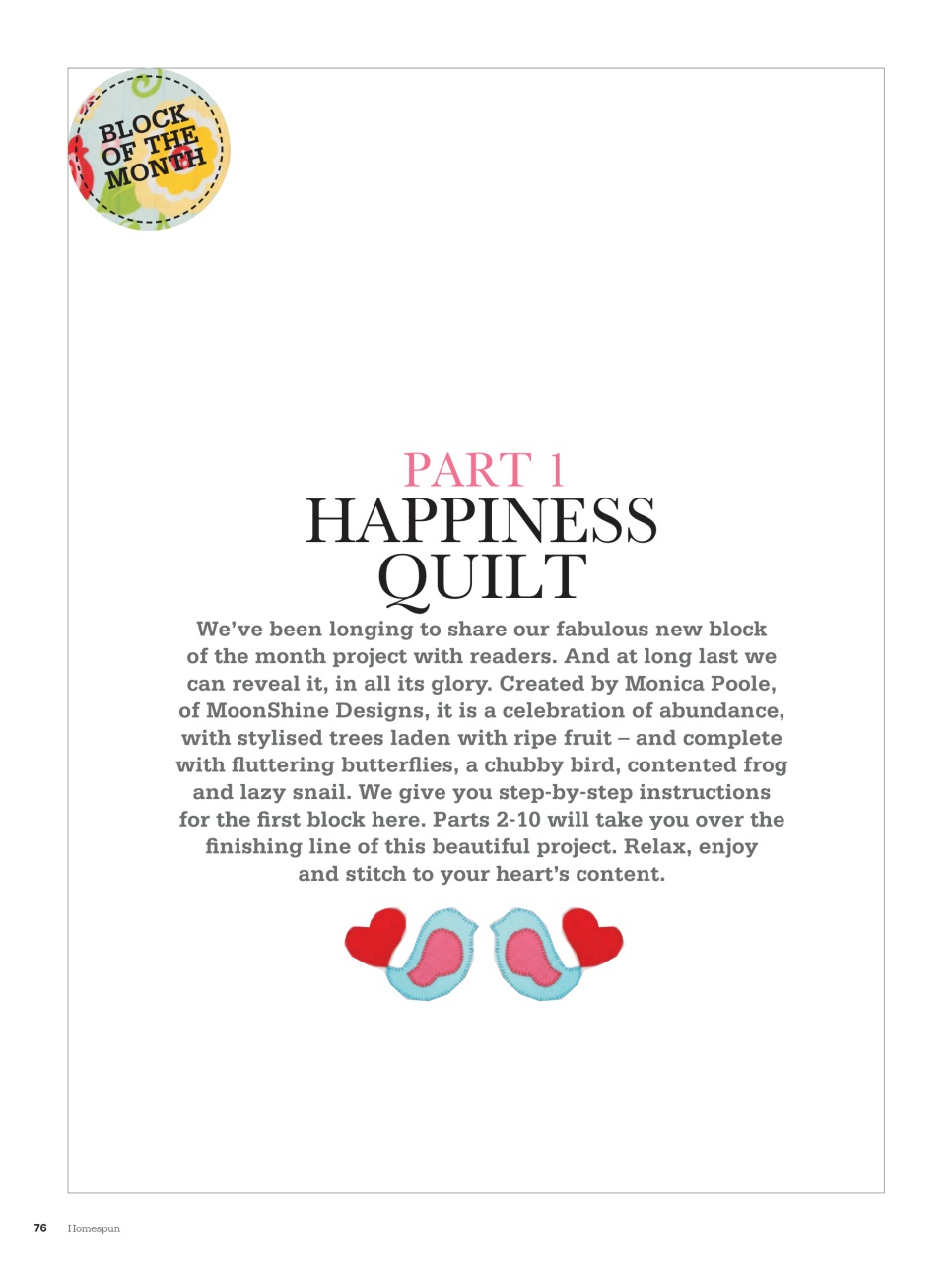 Homespun Preview Pages