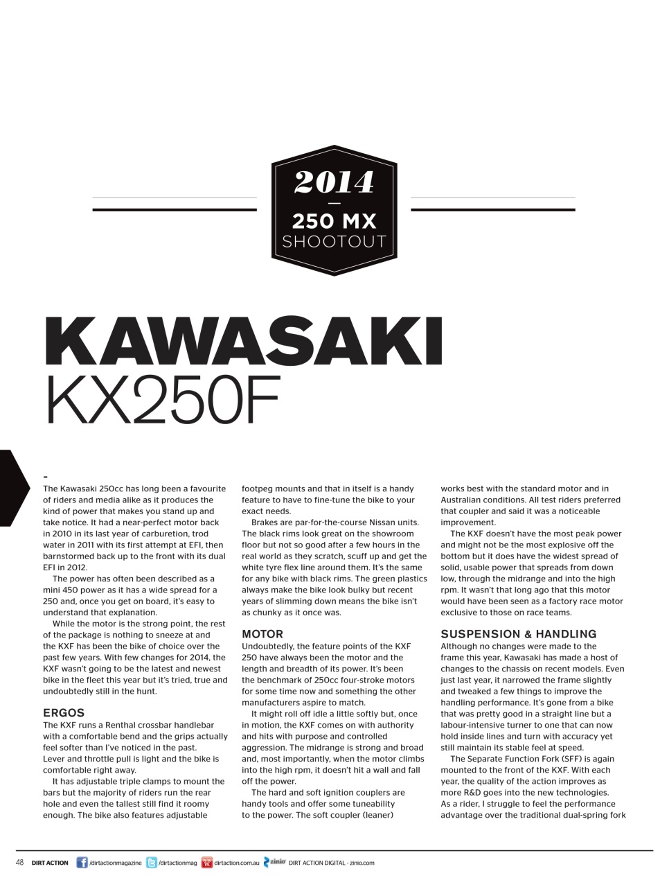 Dirt Action Preview Pages