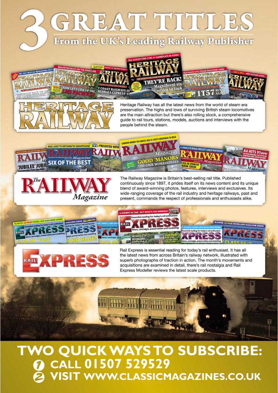 Railway Magazine Preview Pages