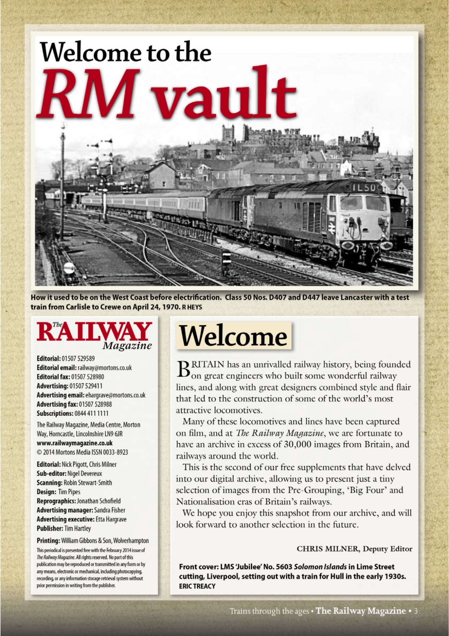 Railway Magazine Preview Pages