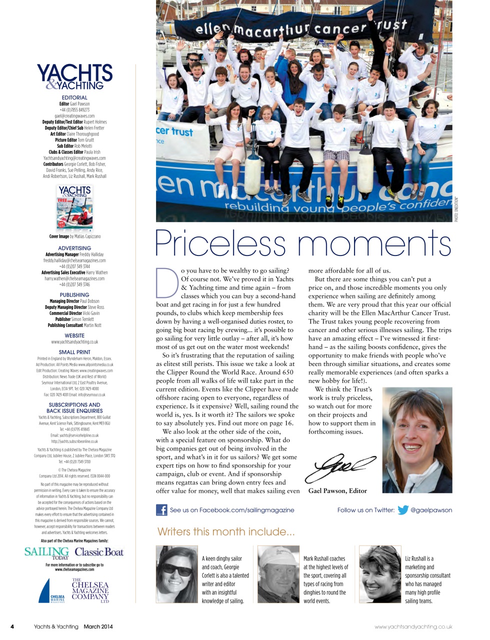 Yachts & Yachting Preview Pages