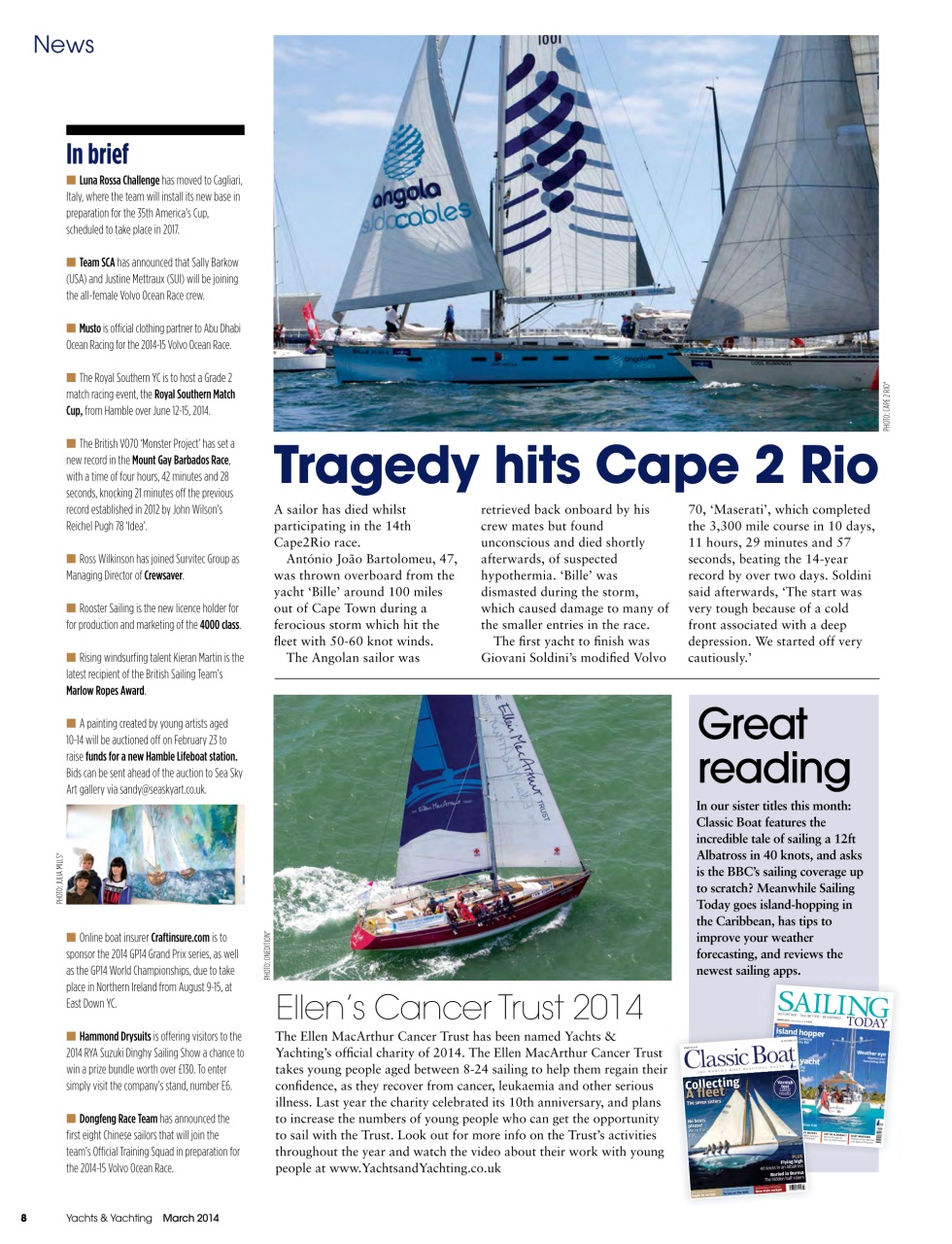 Yachts & Yachting Preview Pages