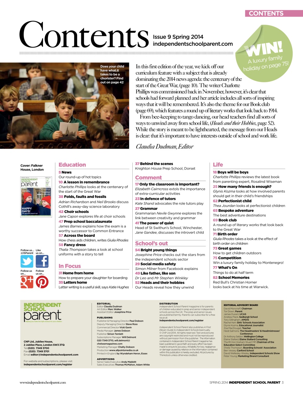 Independent School Parent Preview Pages