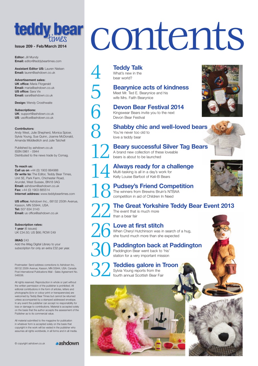 Teddy Bear Times Preview Pages