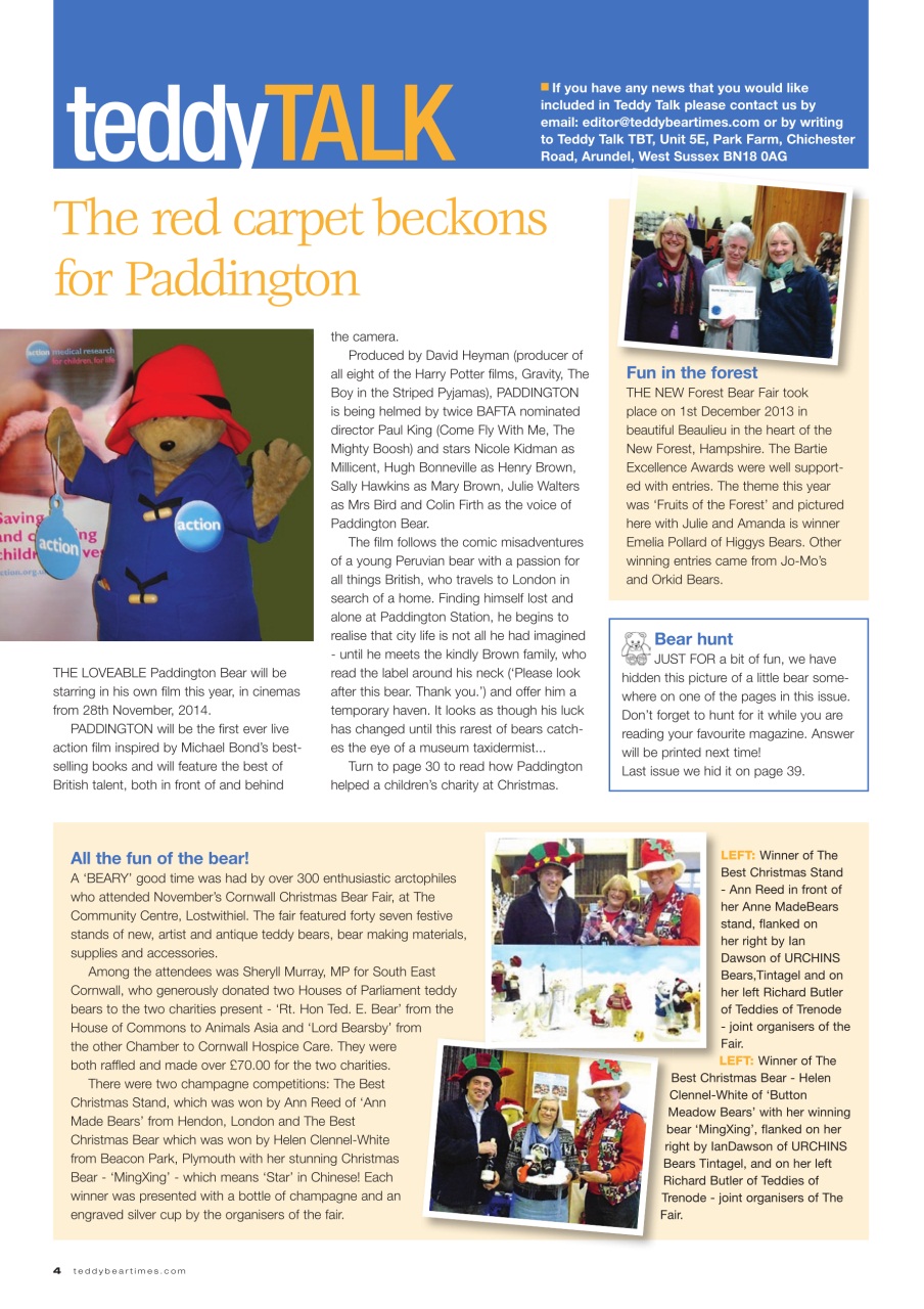 Teddy Bear Times Preview Pages