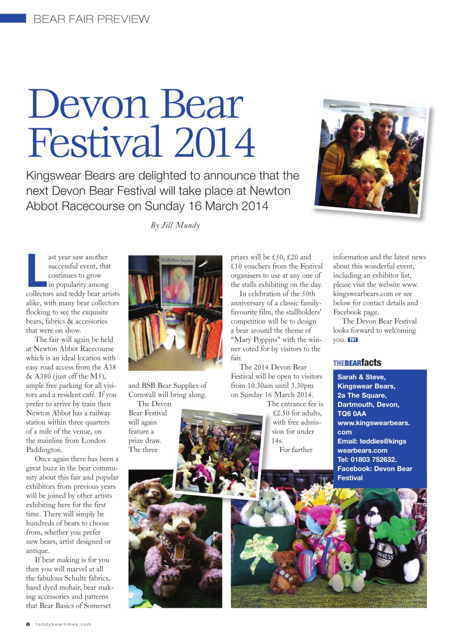 Teddy Bear Times Preview Pages
