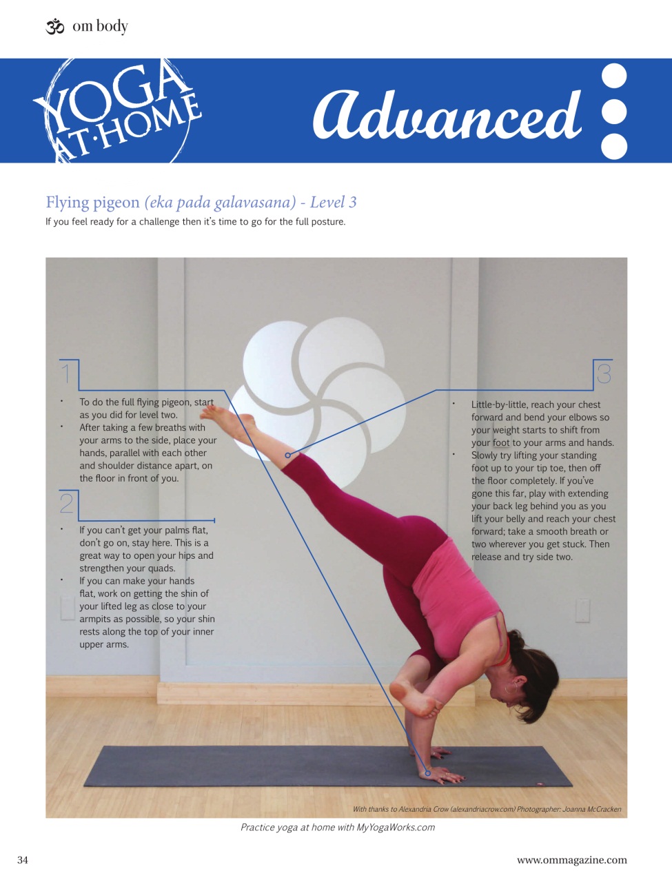 OM Yoga Magazine Preview Pages