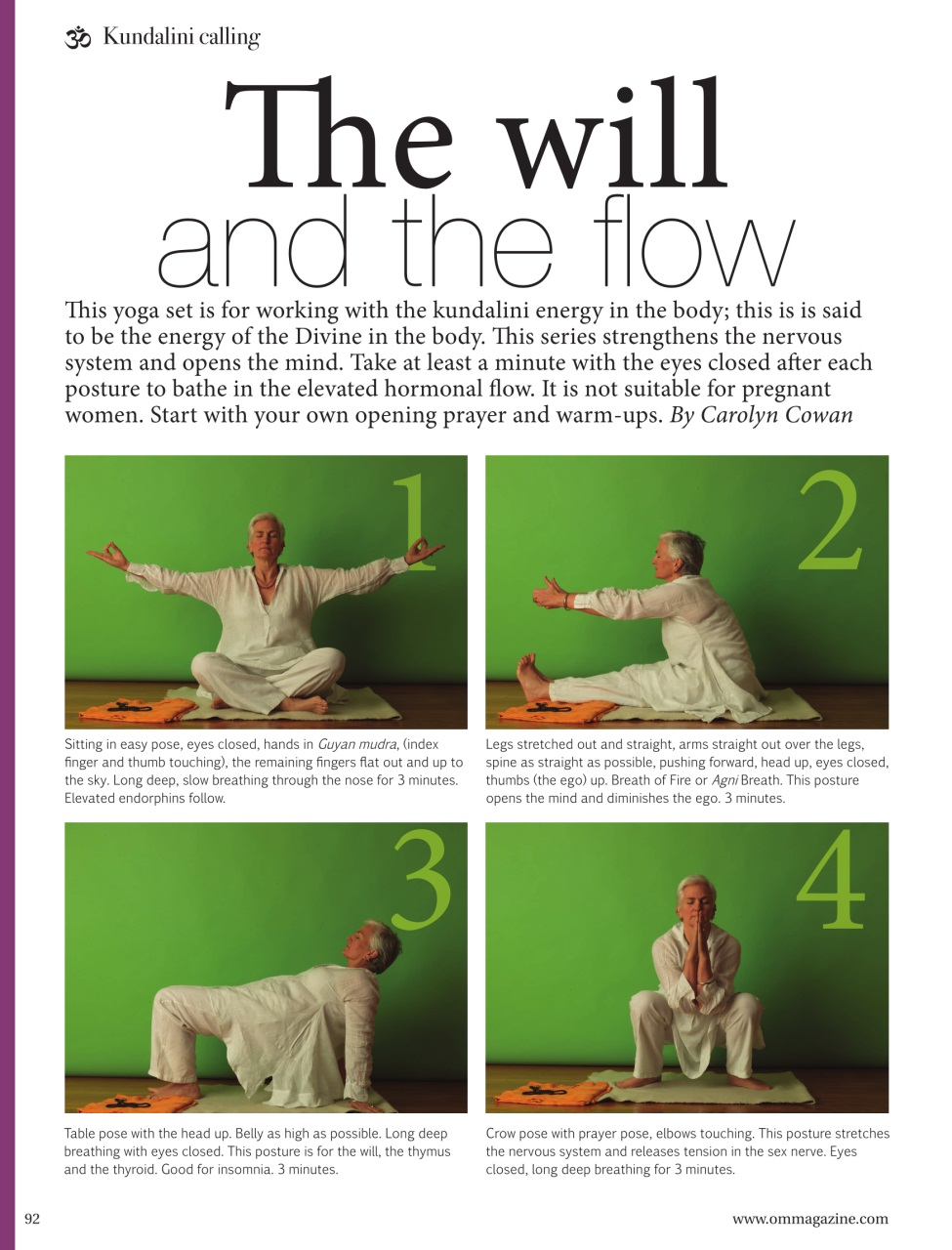 OM Yoga Magazine Preview Pages
